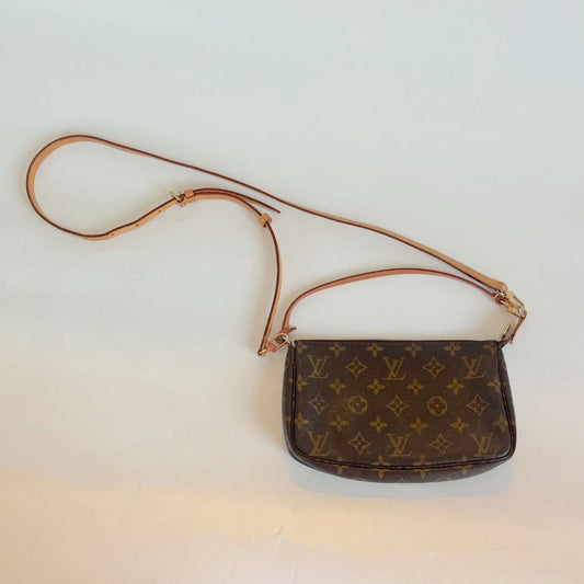 Louis Vuitton Brown Monogram Canvas Pochette Accessoires Shoulder Bag
