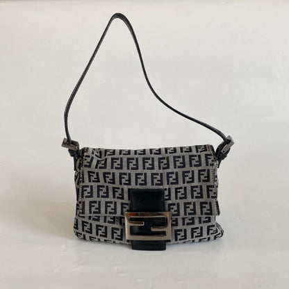 Fendi FF Zucca Vintage Baguette Flap Bag