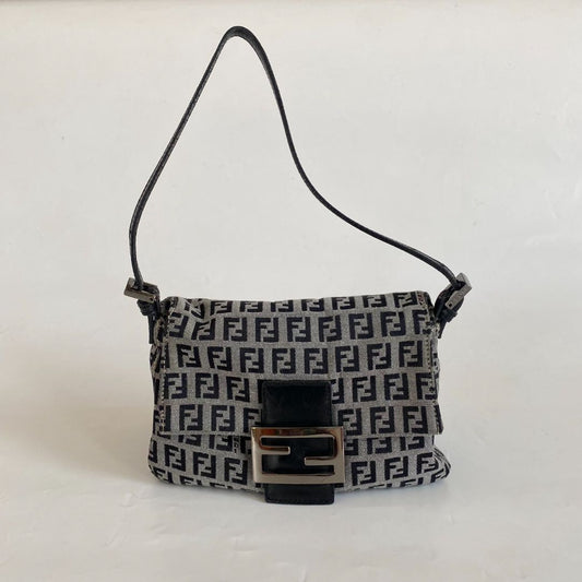 Fendi FF Zucca Vintage Baguette Flap Bag