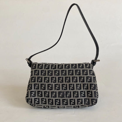 Fendi FF Zucca Vintage Baguette Flap Bag