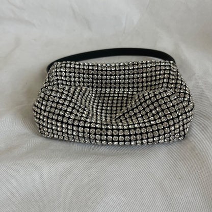 Alexander Wang Black Rhinestone Embellished Clutch bag