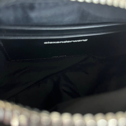 Alexander Wang Black Rhinestone Embellished Clutch bag