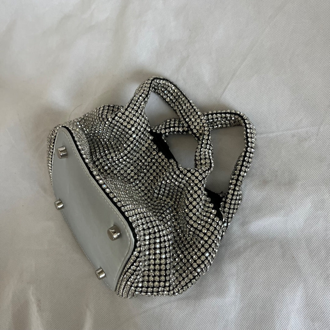 Giarite Silver Brilly Handbag, Small
