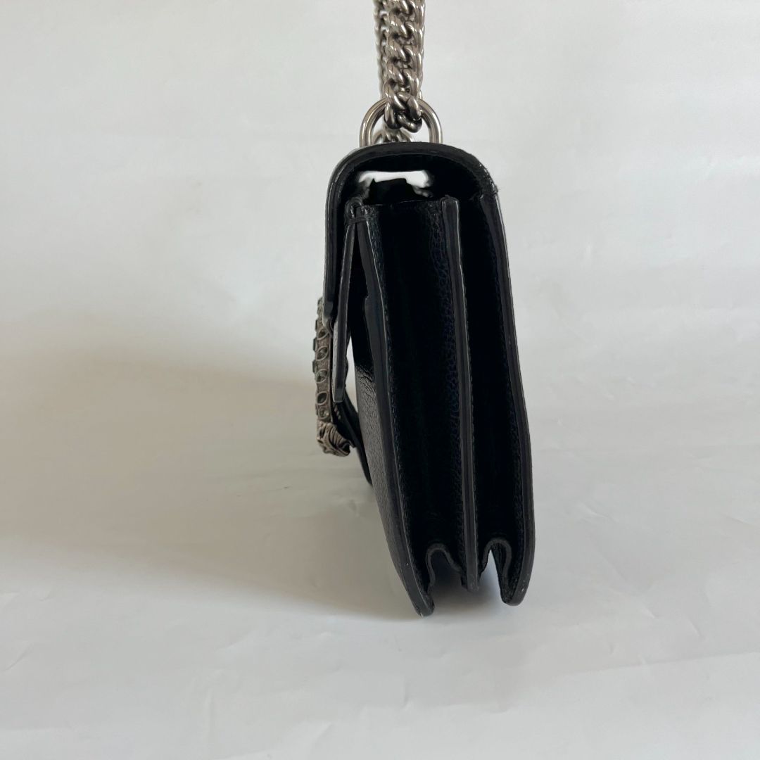 Gucci Black Dionysus Small Leather Bag