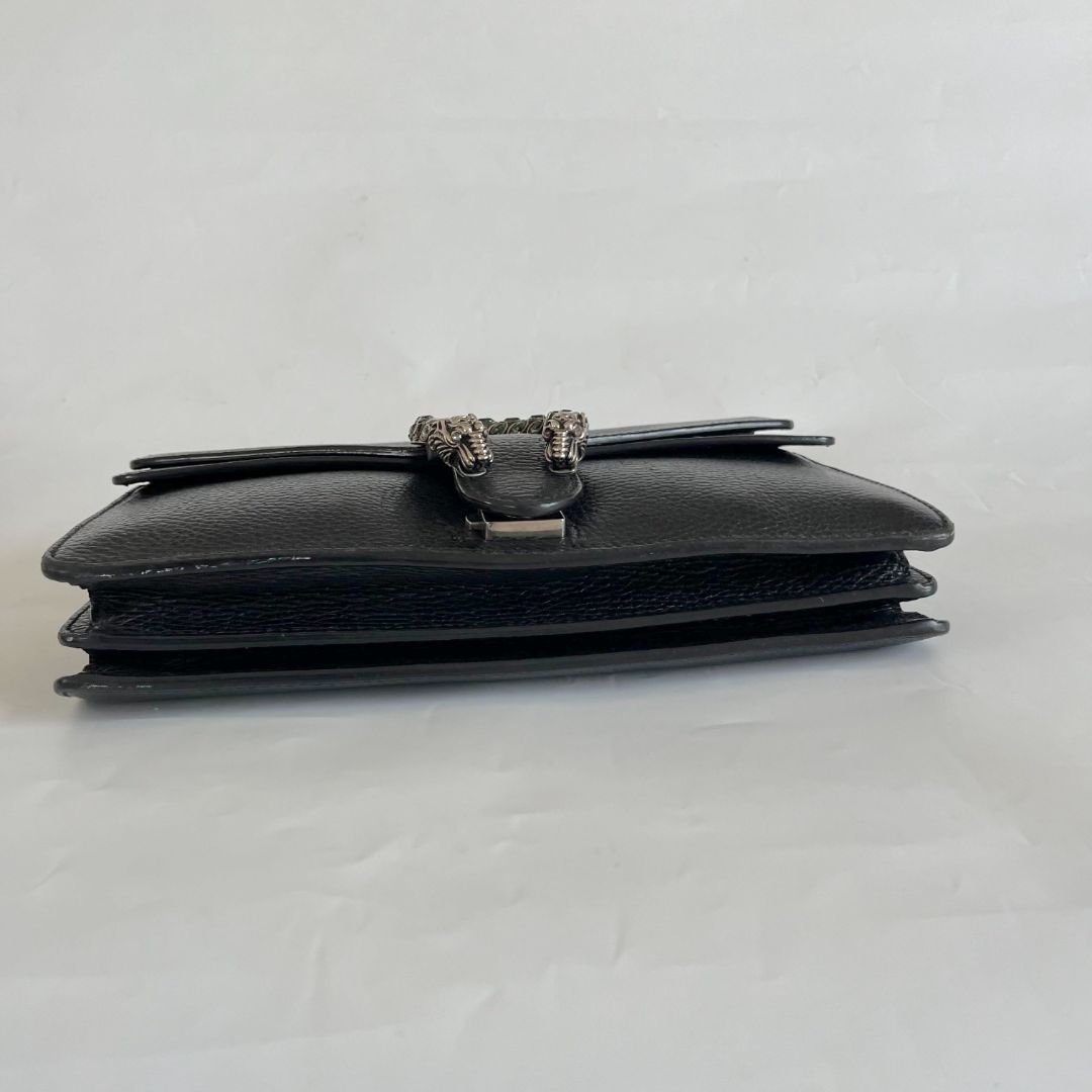 Gucci Black Dionysus Small Leather Bag