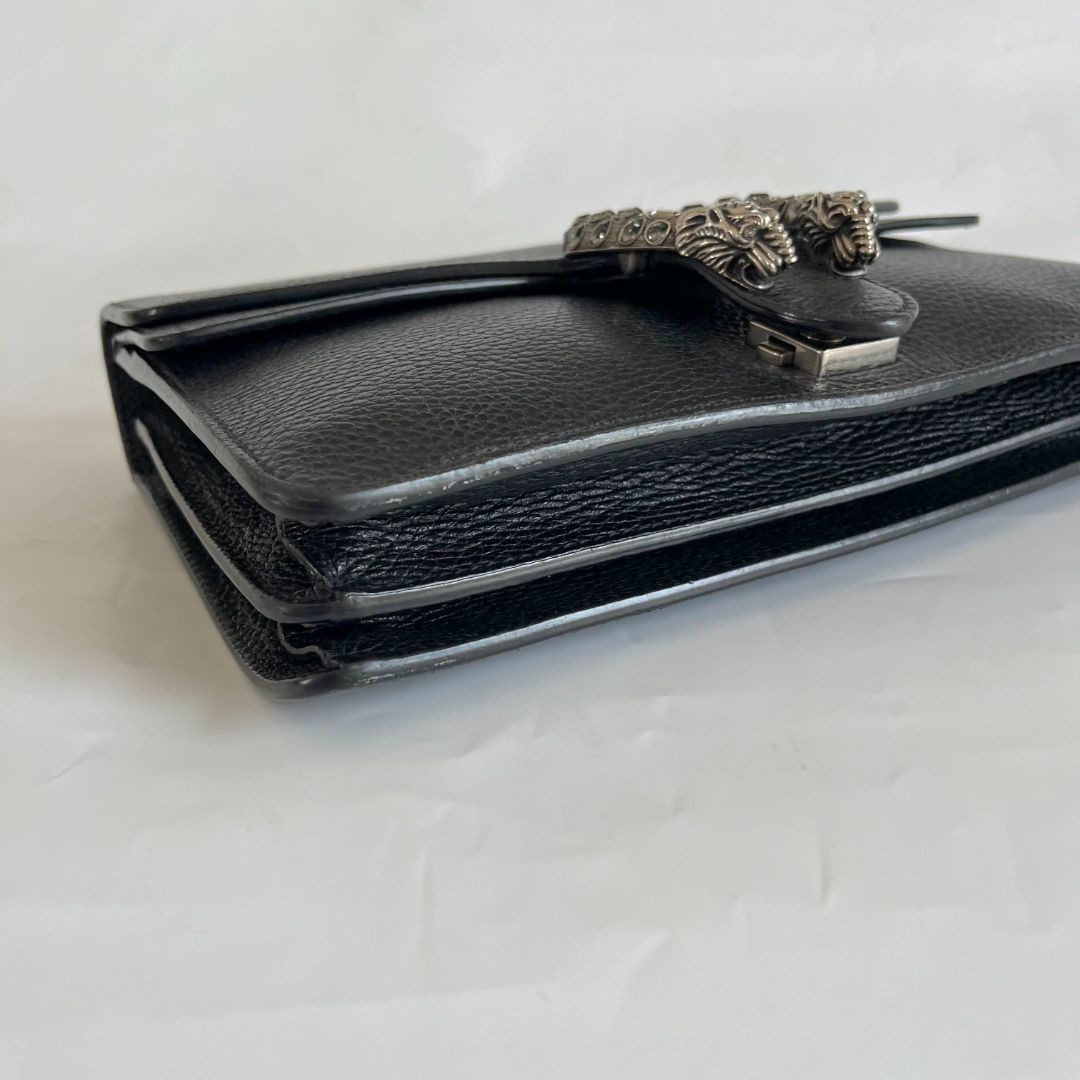 Gucci Black Dionysus Small Leather Bag