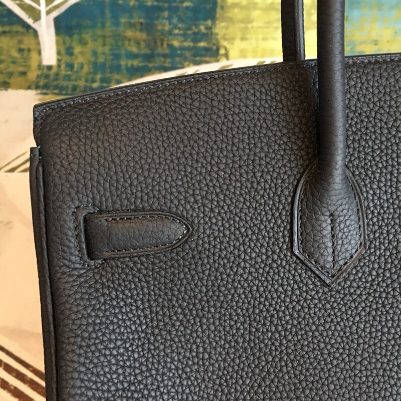 H BIRKIN GOLD HARDWARE BLACK 30CM/11.8in