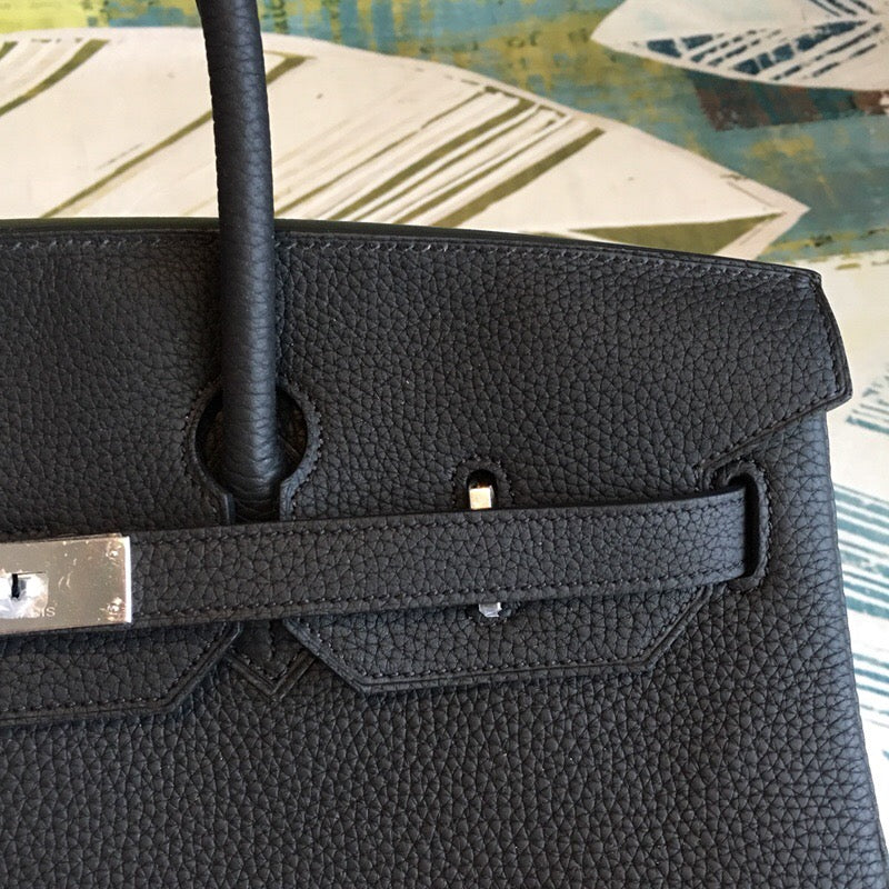 H BIRKIN GOLD HARDWARE BLACK 30CM/11.8in