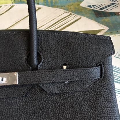 H BIRKIN GOLD HARDWARE BLACK 30CM/11.8in