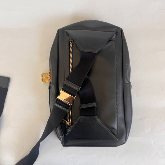 Dolce & Gabbana black leather back bag one shoulder