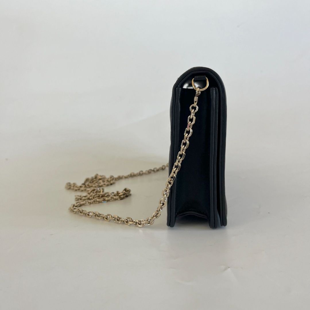 Dior Lady Dior Pouch Black Cannage Lambskin Leather