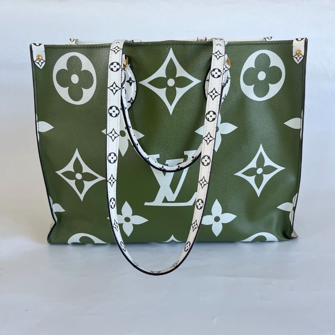 Louis Vuitton reverse monogram GM on the go tote bag