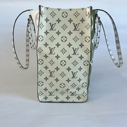 Louis Vuitton reverse monogram GM on the go tote bag