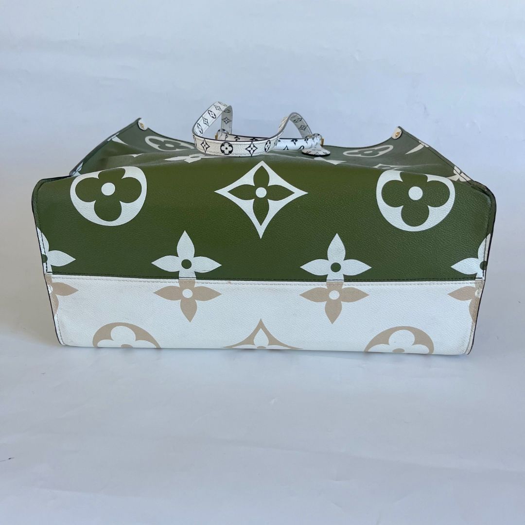 Louis Vuitton reverse monogram GM on the go tote bag