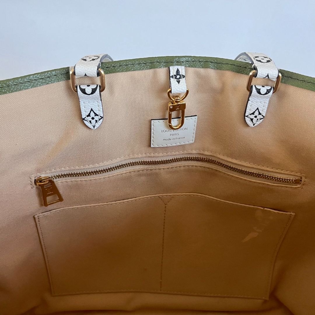 Louis Vuitton reverse monogram GM on the go tote bag