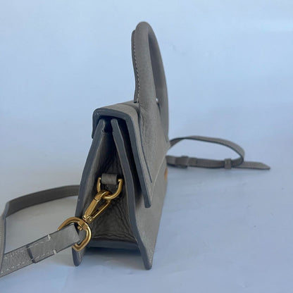 Jacquemus Suede Khaki Le Bambino Long Bag