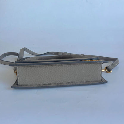 Jacquemus Suede Khaki Le Bambino Long Bag