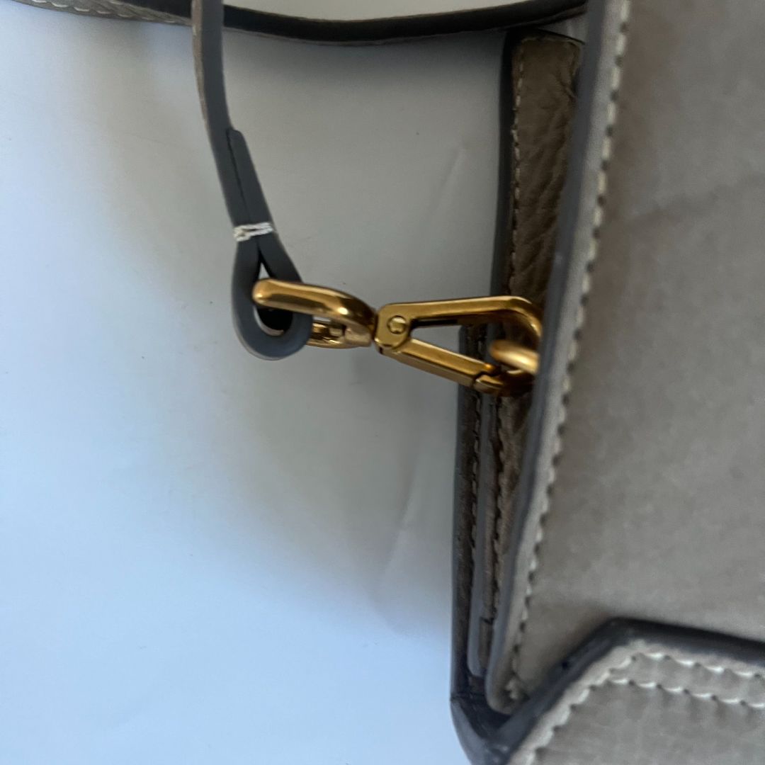 Jacquemus Suede Khaki Le Bambino Long Bag