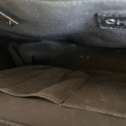 Chanel large two tone le boy bag