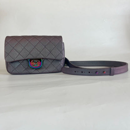Chanel iridescent 5 in 1 Flap Bag