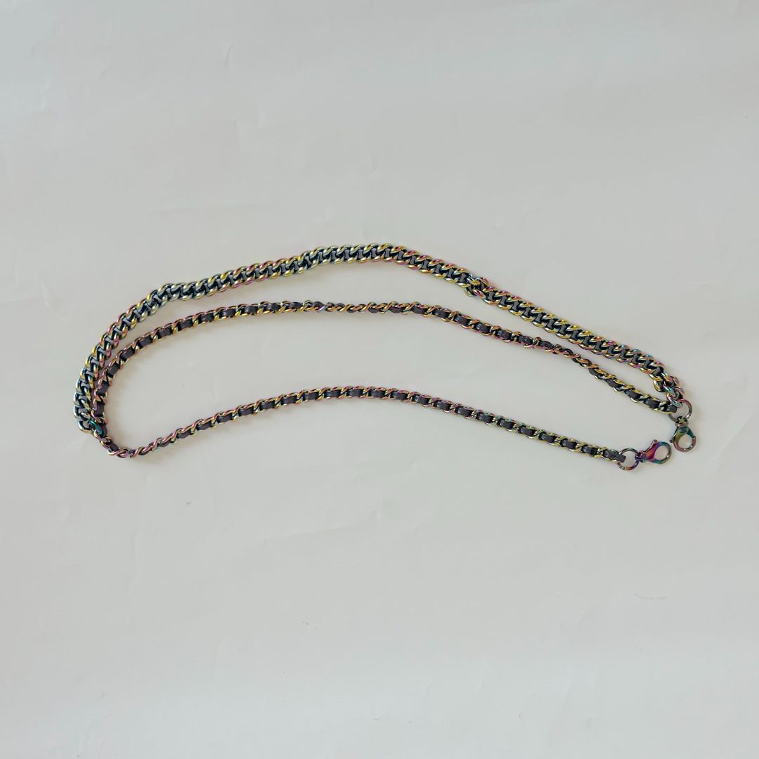 Chanel iridescent 5 in 1 Flap Bag