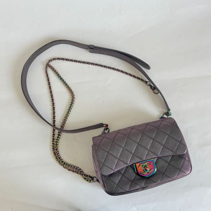 Chanel iridescent 5 in 1 Flap Bag