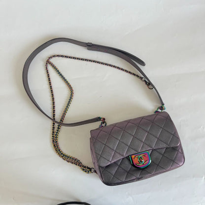 Chanel iridescent 5 in 1 Flap Bag