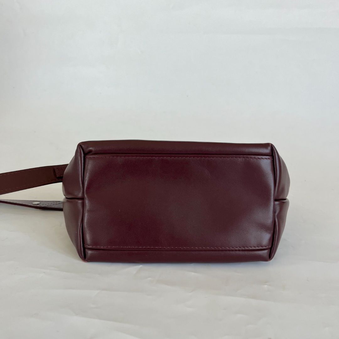 Longchamp Le Pliage Cuir Mini Top Handle Bag