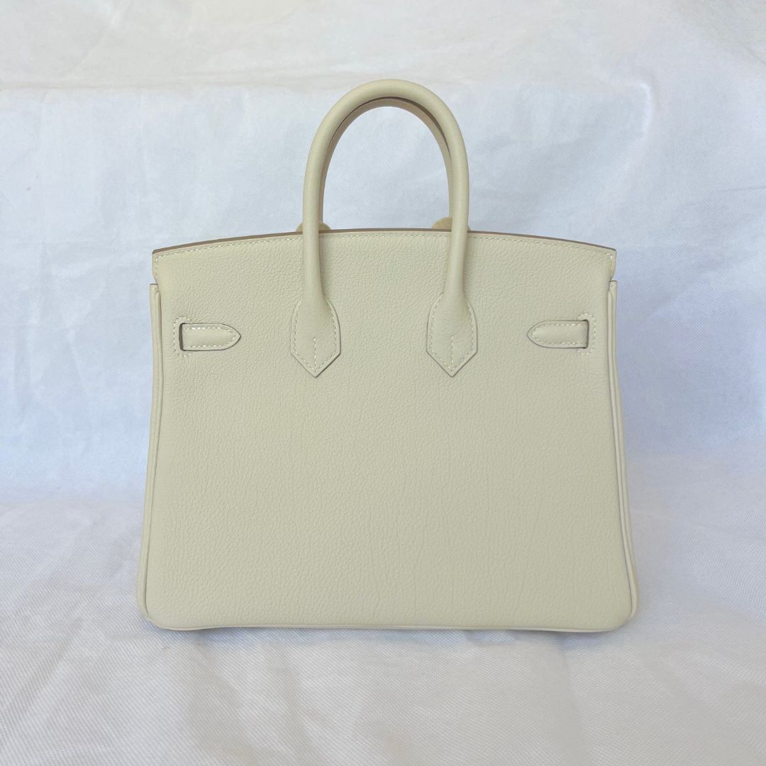 Hermes Birkin 25 Togo Craie GHW Bag
