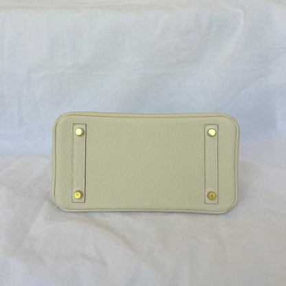 Hermes Birkin 25 Togo Craie GHW Bag