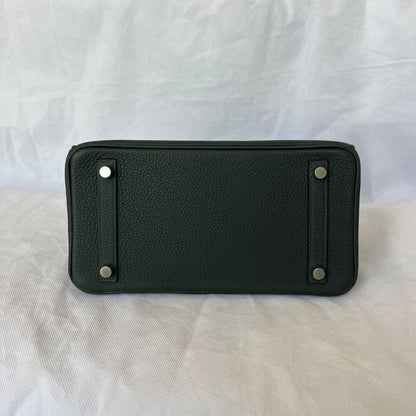 Hermes Birkin 25 Togo Vert Fonce PHW Bag