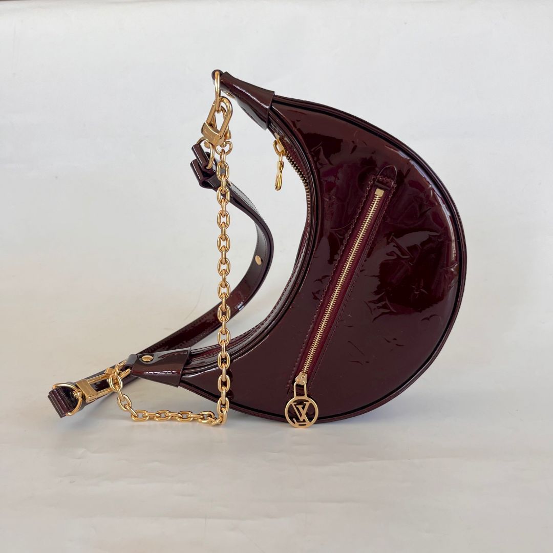 Louis Vuitton Burgundy Vernis Monogram Loop Shoulder Bag