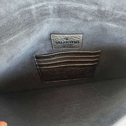 Valentino Metallic Bronze Rockstud Envelop Clutch