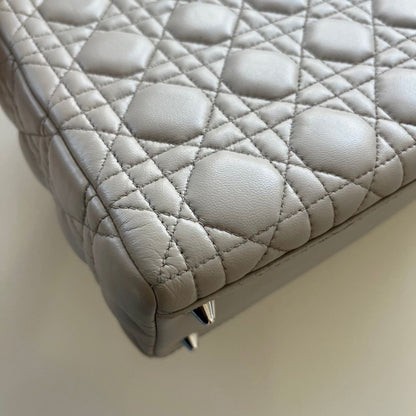 Christian Dior Medium Grey Lady Dior Bag