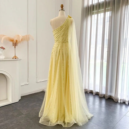 Yellow/Green/Purple shiny elegant exquisite beaded long tulle ball gown unique evening dress gh1876