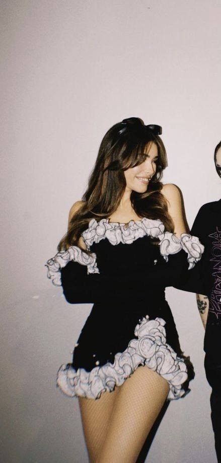 Beautiful Black Ruffle Pleated Short Party Dress Homecoming Dress S300