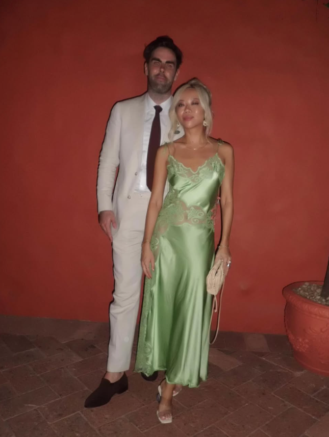 Charming A Line Spaghetti Strap Appliques Green Satin Prom Dress Evening Dress SH1773