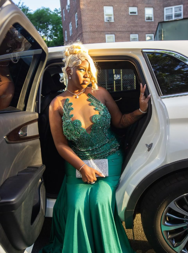 Gorgeous Mermaid V Neck Green Beaded Satin Long Sweep Prom Dress Evening Dress SH2175