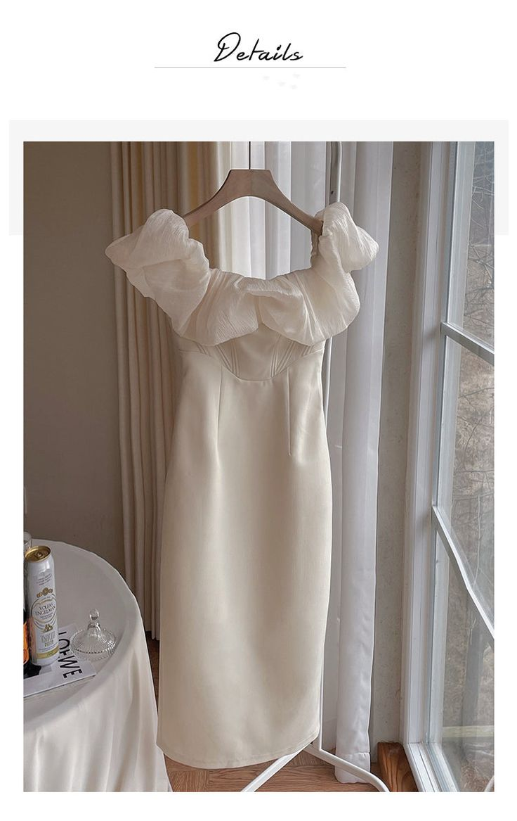 Off Shoulder Black Fashion Outfits Elegant Midi Bodycon Prom Dress  SH1220