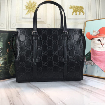 GUCCI embossed tote bag
