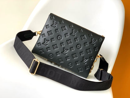 Louis Vuitton Monogram Black Coussin PM Bag M21260