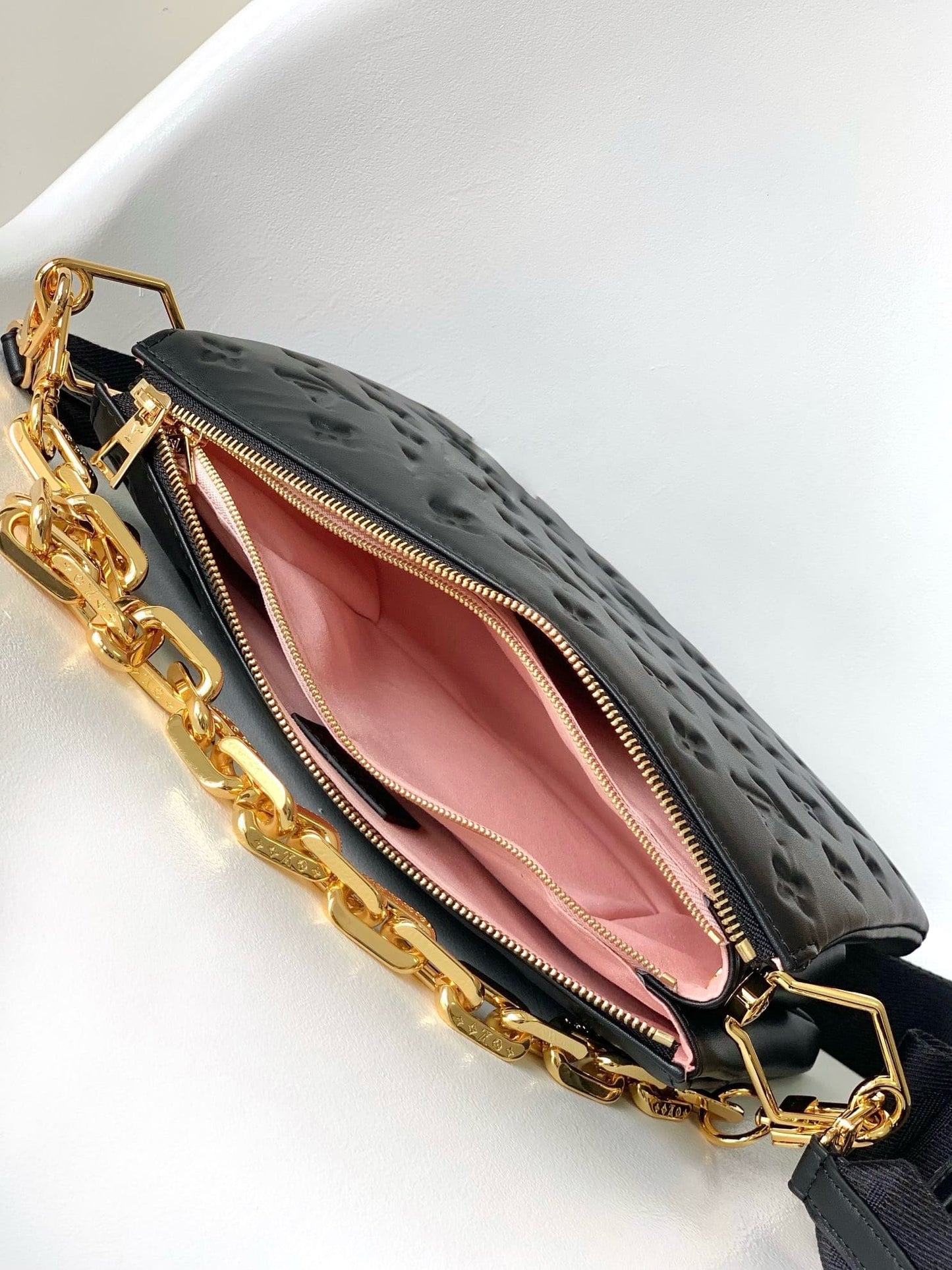 Louis Vuitton Monogram Black Coussin PM Bag M21260