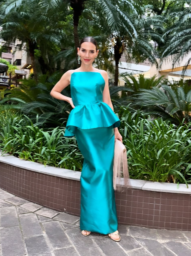 Elegant Sheath Spaghetti Strap Blue Satin Open Back Prom Dress Evening Dress SH2061