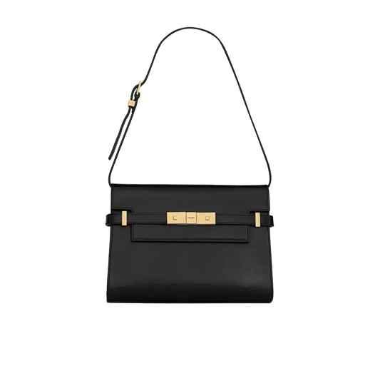 SAINT LAURENT MANHATTAN SMALL SHOULDER BAG IN BOX SAINT LAURENT LEATHER