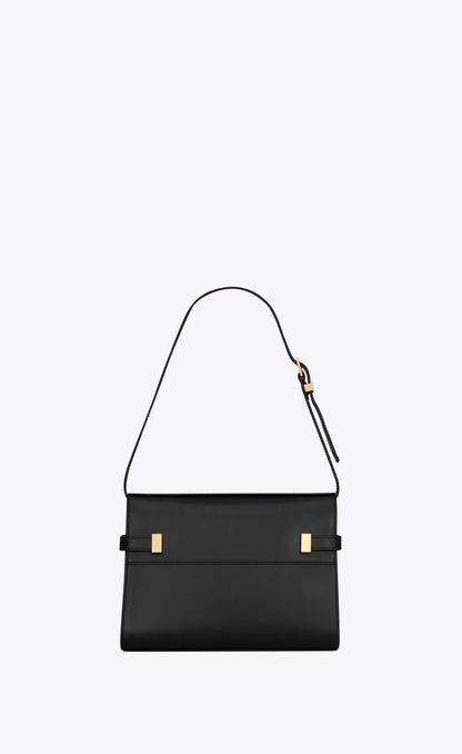 SAINT LAURENT MANHATTAN SMALL SHOULDER BAG IN BOX SAINT LAURENT LEATHER