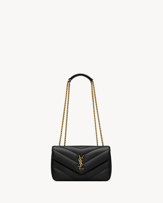 Saint Laurent LOULOU small in MATELASSÉ lambskin
