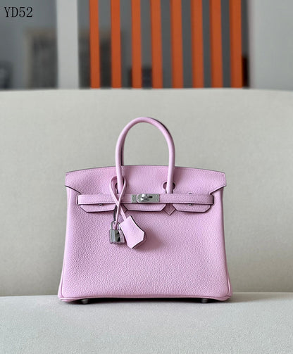 H BIRKIN 25 TOGO PINK  SILVER HARDWARE 25CM