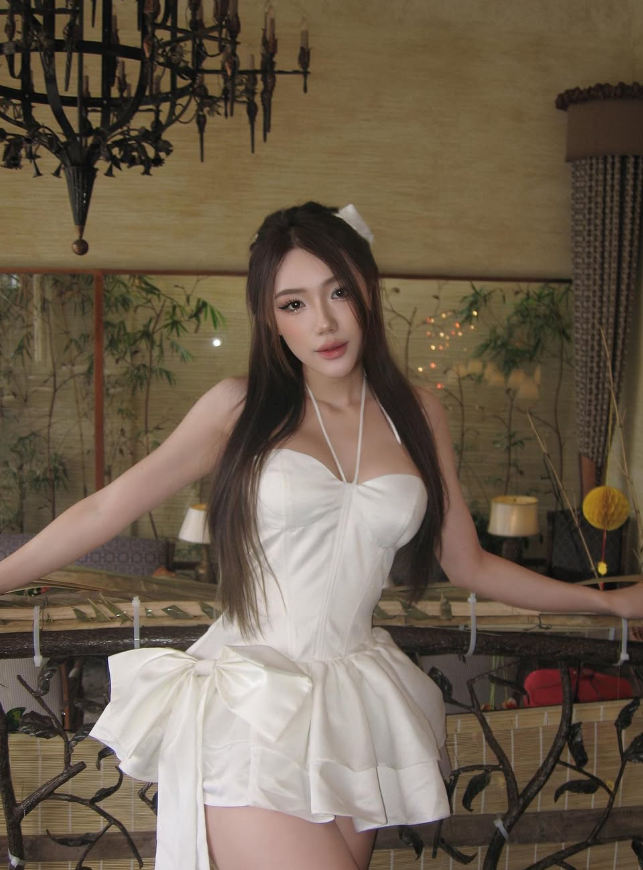 White A Line Halter Satin Mini Homecoming Dress Cocktail Dress Birthday Dress with Bow SH3813