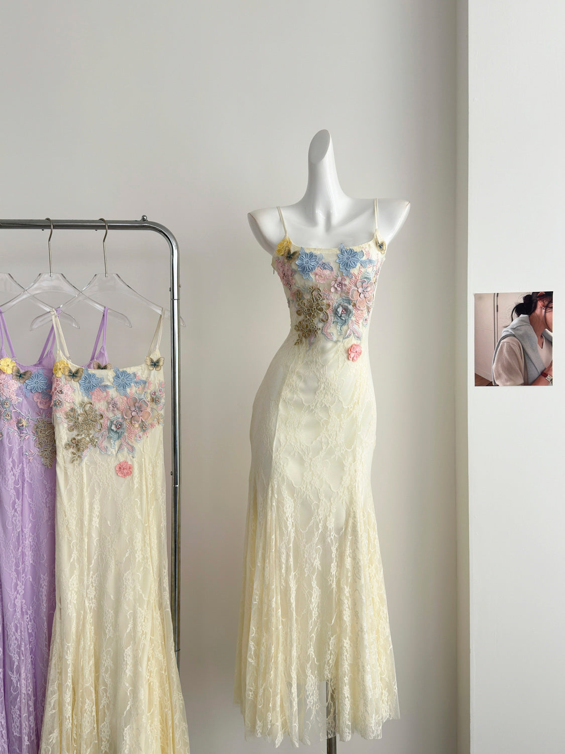 Sexy Mermaid Spaghetti Straps Lace Birthday Party Dress Summer Holiday Outfits For Women DP0132