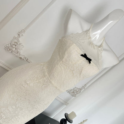 Cute Sheath Halter Neckline Short Lace Summer Dress Holiday Party Outfits For Women DP0123